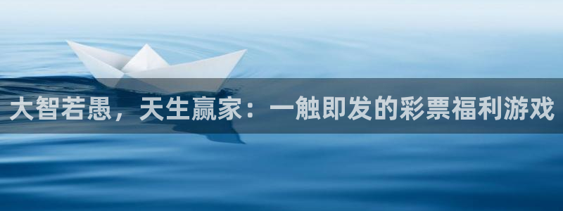 彩易通包怎么样：大智若愚，天生赢家：一触即发的彩票福利游戏