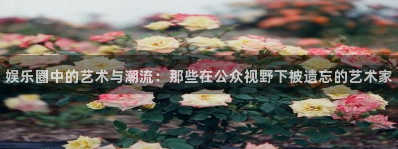 彩易通2登录地址：娱乐圈中的艺术与潮流：那些在公众视野下被遗忘的艺术家