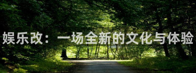 彩易通2平台登录：娱乐改：一场全新的文化与体验