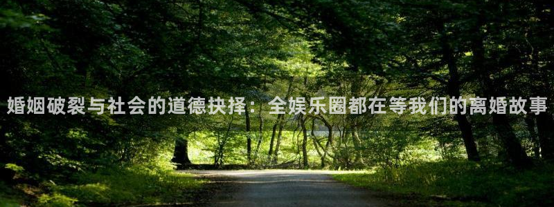 彩易通f平台注册：婚姻破裂与社会的道德抉择：全娱乐圈都在等我们的离婚故事