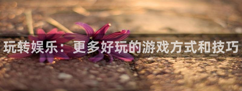 彩易通平台开户链接：玩转娱乐：更多好玩的游戏方式和技巧
